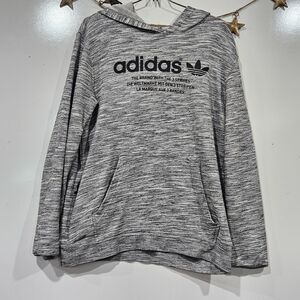 adidas Men Hoodie Medium The Brand with 3 Stripes Trefoil Gorpcore Grunge Skater